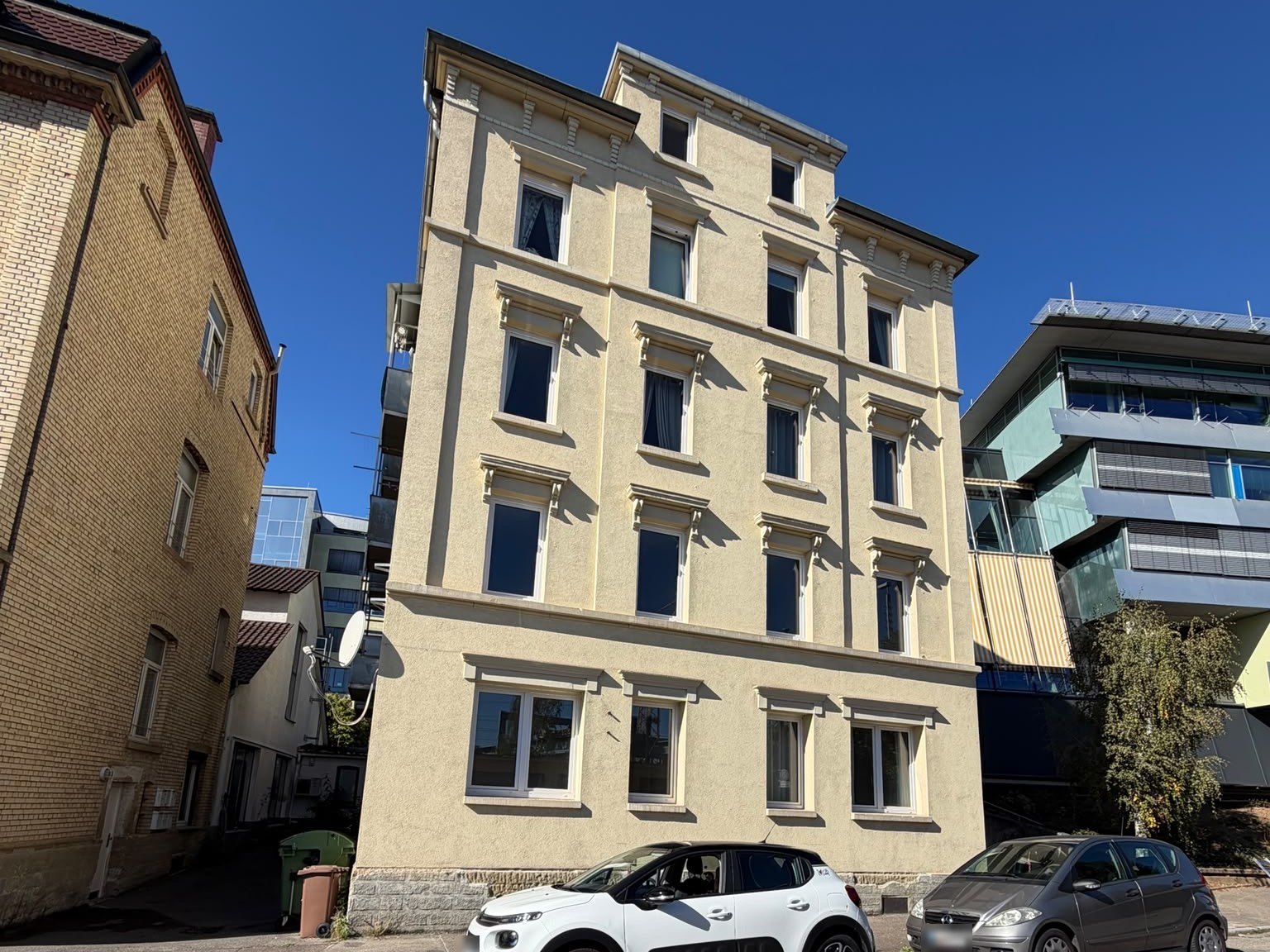 Frontansicht des Hauses